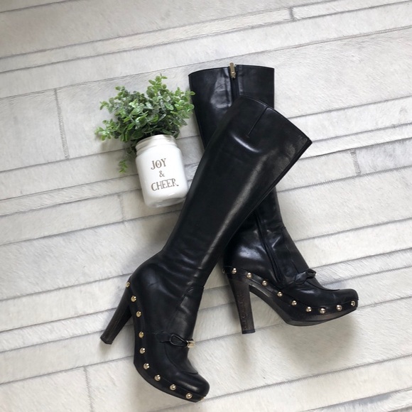 Yves Saint Laurent Shoes - YSL rive gauche tall boots